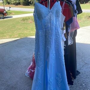 Blue Dress prom
